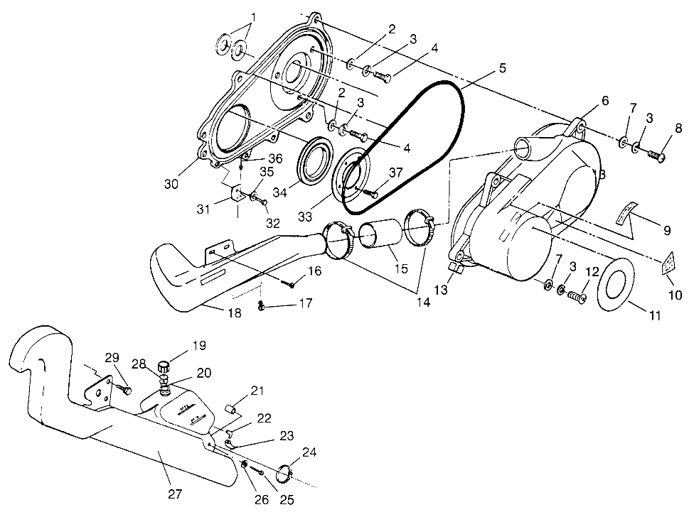 CLUTCH COVER (SPORT) - W968540 (4935863586C007)