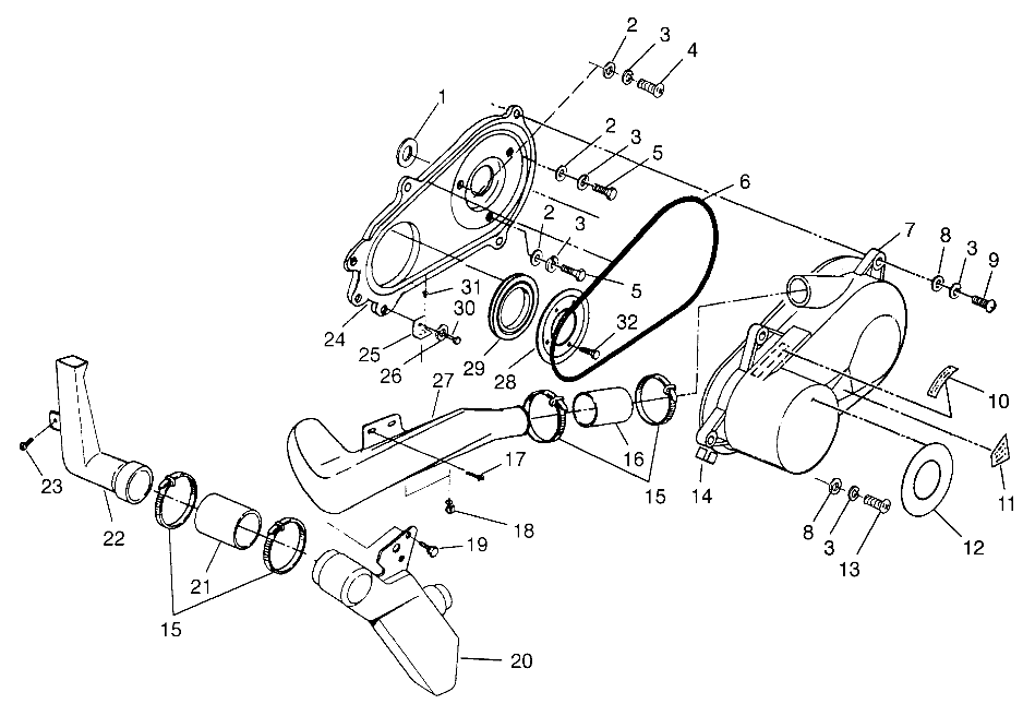 CLUTCH COVER (BLAZER) - W967827 (4935863586C008)