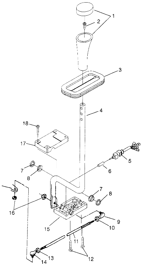 GEAR SELECTOR - W968540 (4935863586C011)