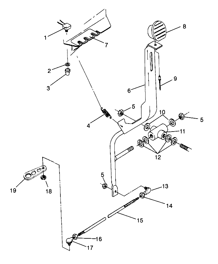 SHIFT LINKAGE Trail Boss W968527 (4935883588C001)