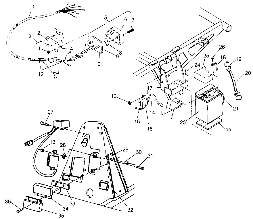 ELECTRICAL/TAILLIGHT Trail Boss W968527 (4935883588C003)