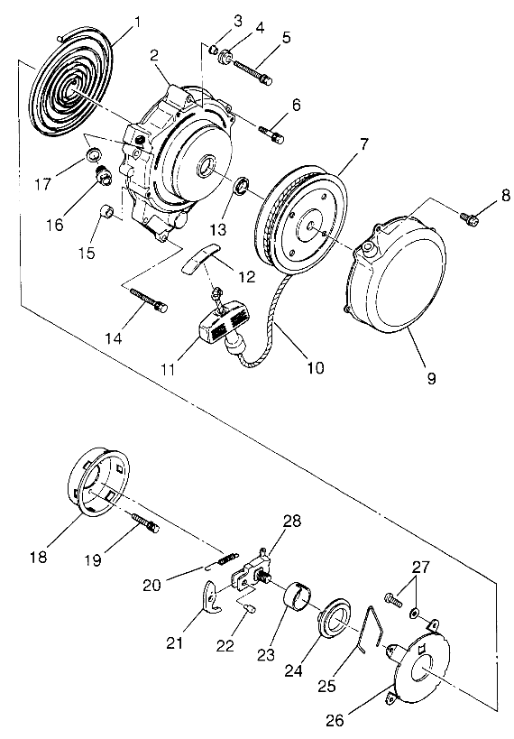 RECOIL STARTER Trail Boss W968527 (4935883588C011)