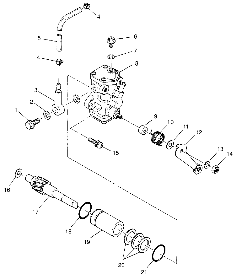 OIL PUMP XPLORER 300 W969130 (4935903590D004)