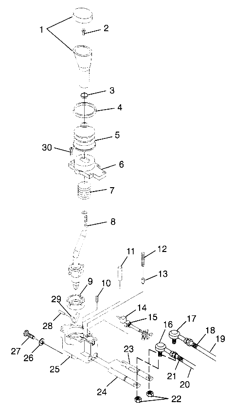 GEAR SELECTOR (300) XPRESS 300 W969530 (4935923592C013)