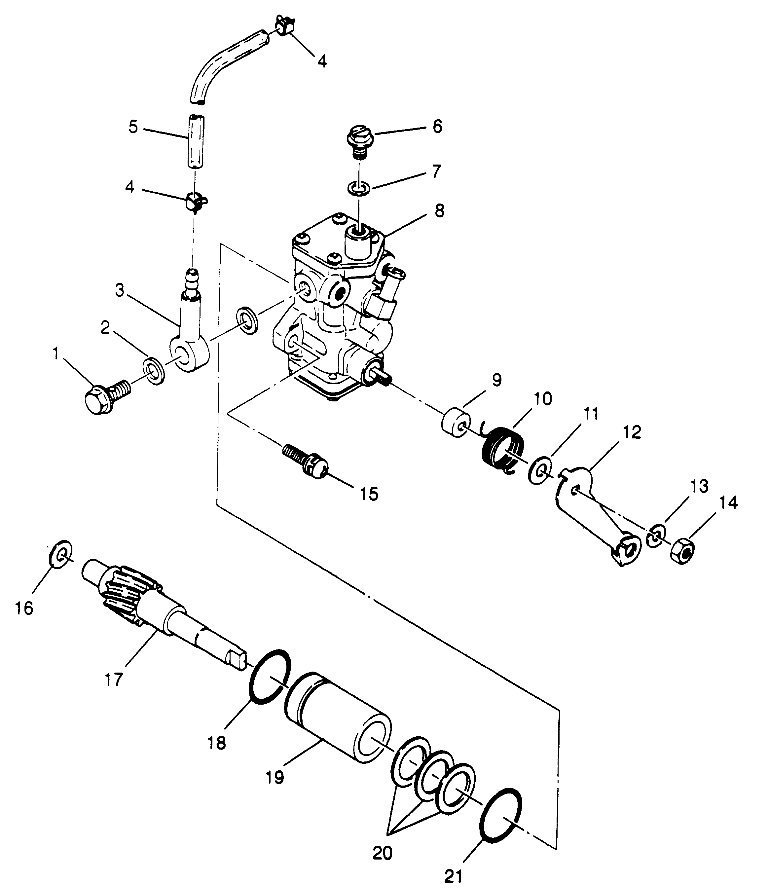 OIL PUMP (300) XPRESS 300 W969530 (4935923592D009)