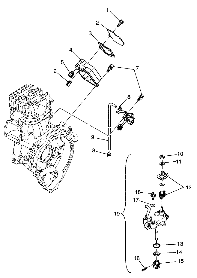 OIL PUMP (400) XPRESS 400 W969540 (4935923592E001)