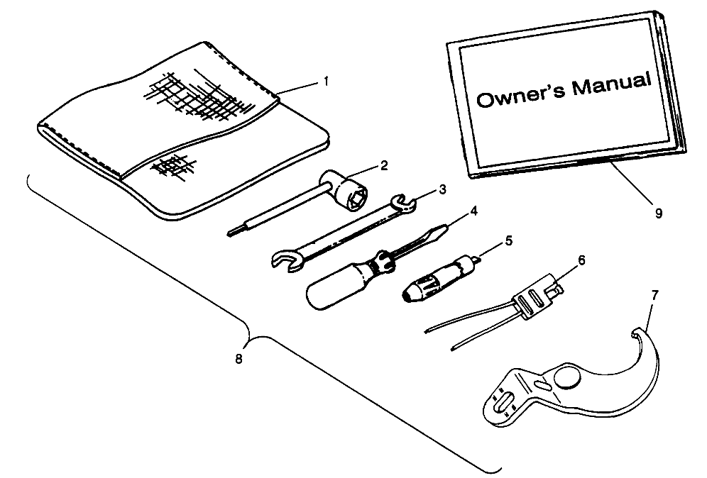 TOOL KIT Sportsman 4x4 W968040 (4935943594C009)