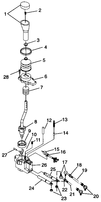 GEAR SELECTOR Sportsman 4x4 W968040 (4935943594C010)