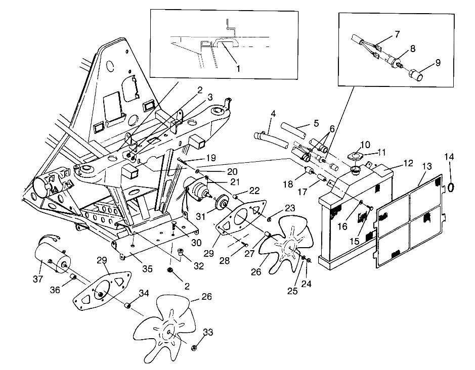 COOLING SYSTEM XPLORER 400L W969140 (4935983598A011)