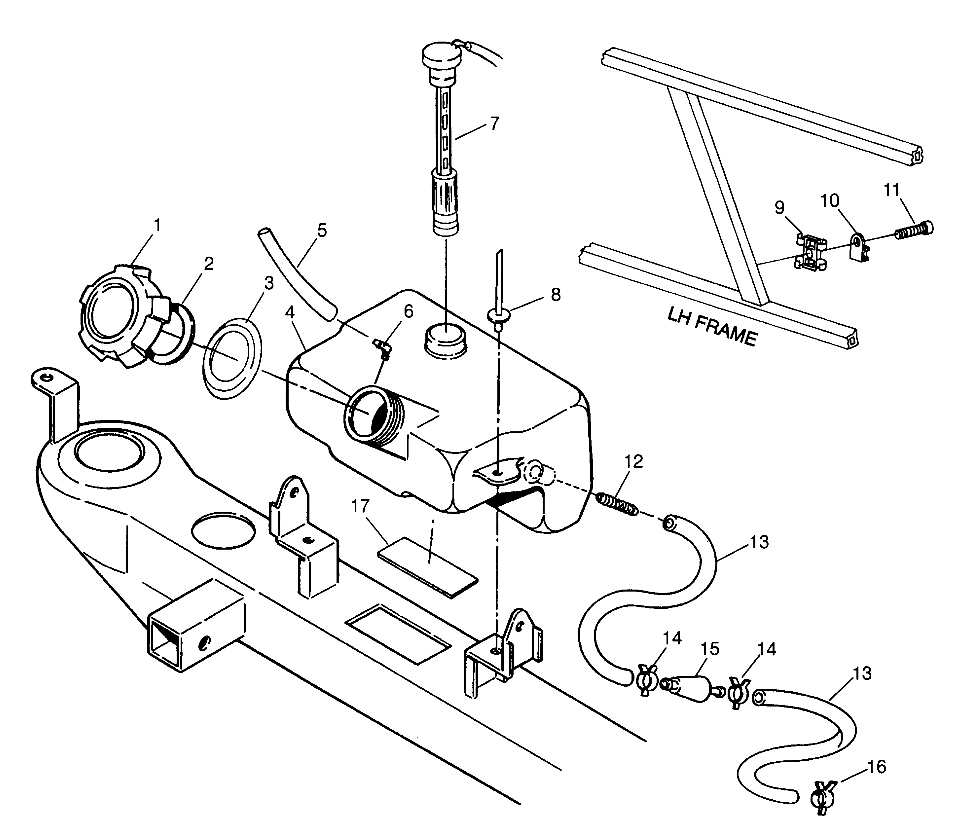 OIL TANK XPLORER 400L W969140 (4935983598A014)