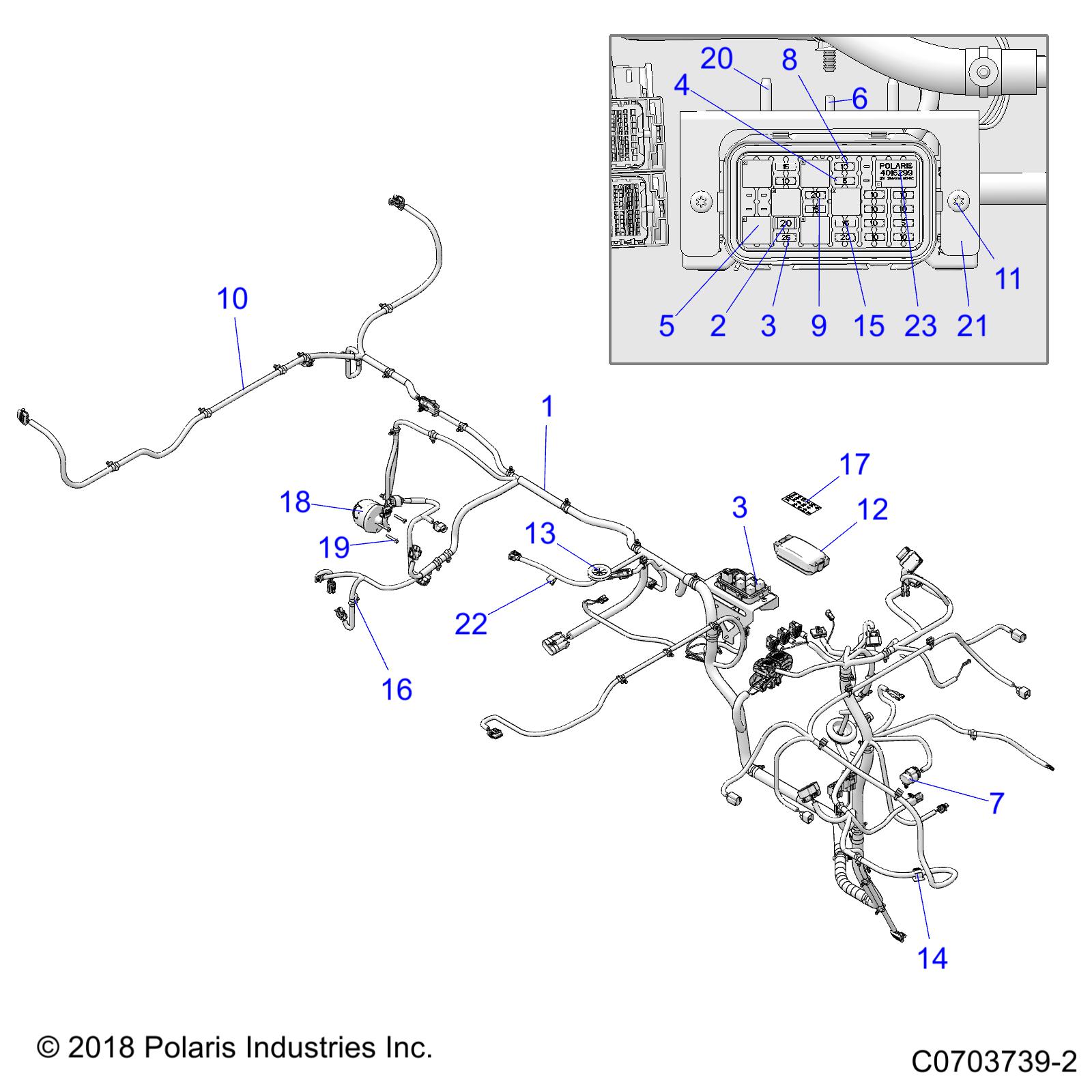 ELECTRICAL, WIRE HARNESSES - R20MAA57K1 (C0703739-2)