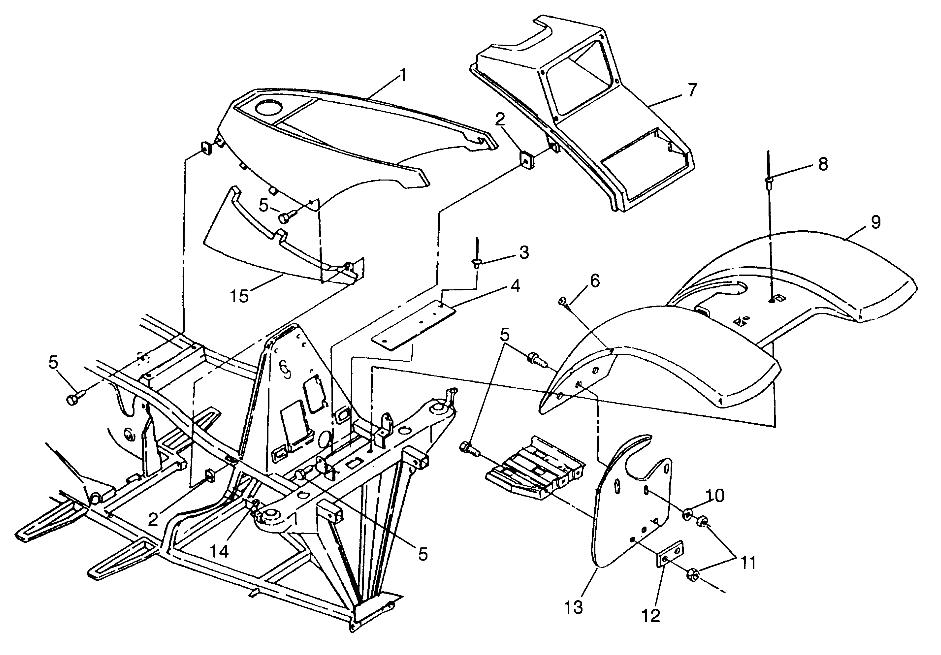 FRONT CAB Magnum 2X4 W967544 (4936033603A005)