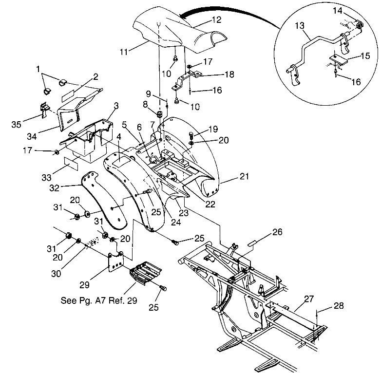 REAR CAB Magnum 2X4 W967544 (4936033603A006)