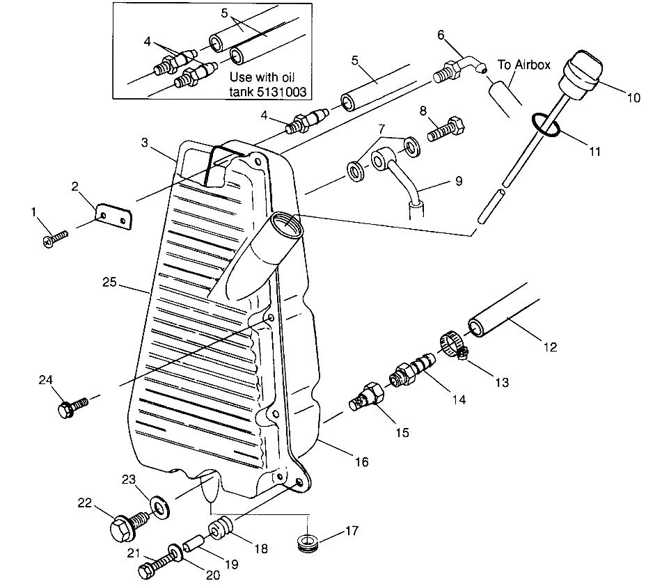 OIL TANK Magnum 2X4 W967544 (4936033603A012)