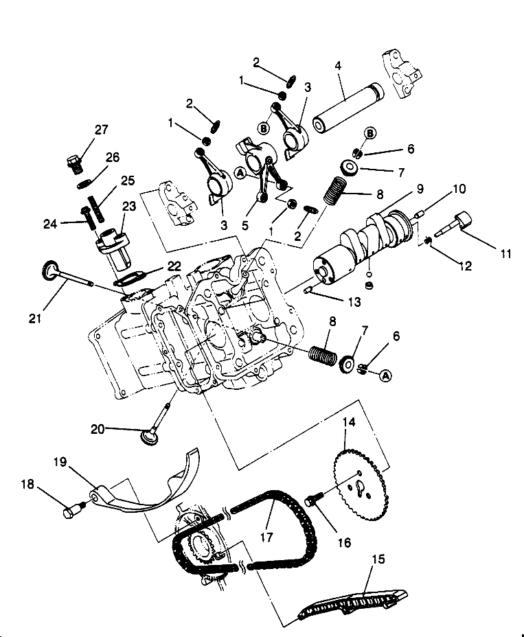 INTAKE and EXHAUST Magnum 2X4 W967544 (4936033603C011)