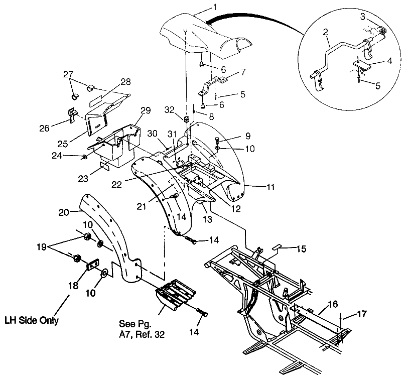 REAR CAB Magnum 4x4 W968144 and Swedish Magnum 4x4 S968144 (4936053605A006)