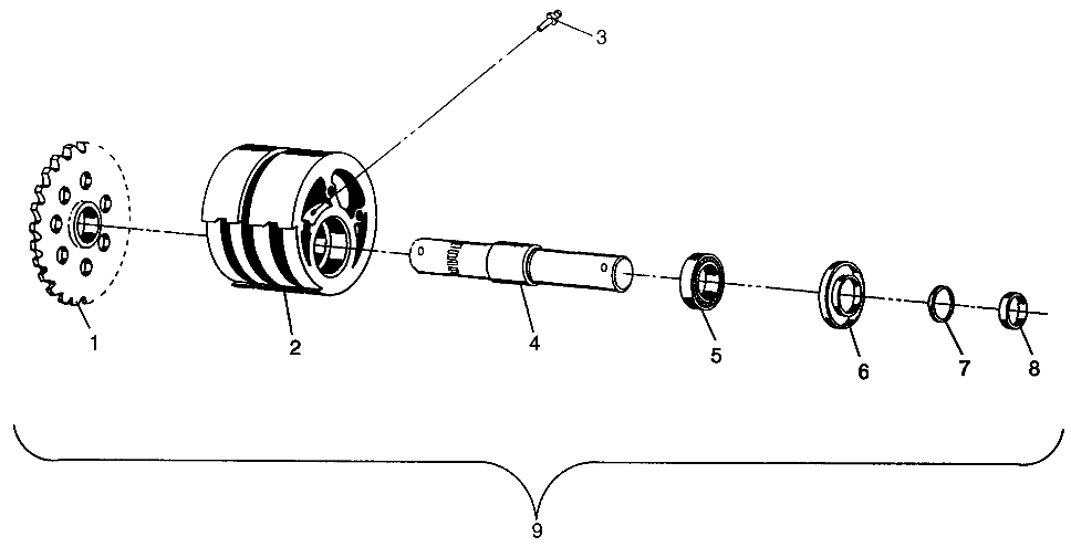 FRONT TIGHTENER Magnum 4x4 W968144 and  Swedish Magnum 4x4 S968144 (4936053605B003)