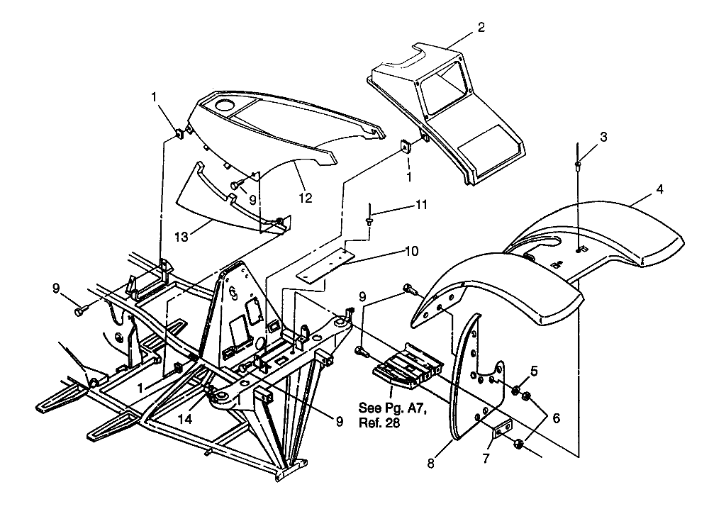 FRONT CAB Magnum 6X6 - W968744 and Magnum 6X6 Swedish - S968744 (4936073607A005)