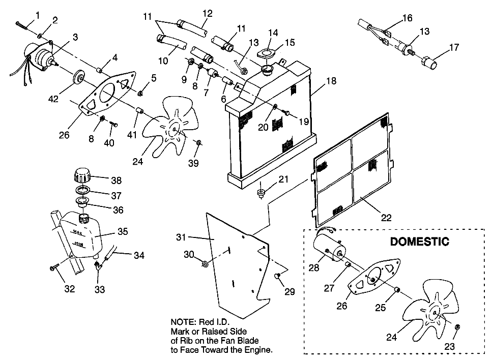 COOLING SYSTEM Magnum 6X6 W968744 and Swedish Magnum 6X6 S968744 (4936073607A011)