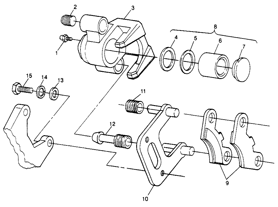 FRONT BRAKE SPORTSMAN 500 W969244 (4936093609B007)