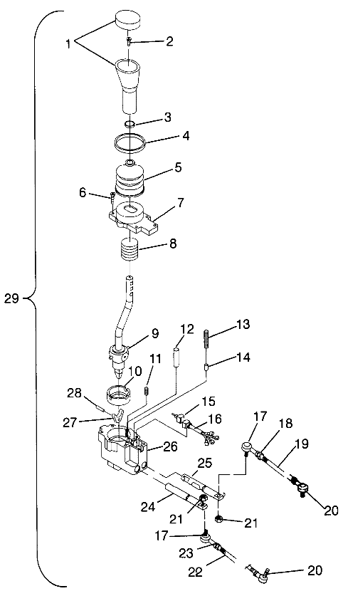 GEAR SELECTOR SPORTSMAN 500 W969244 and SWEDISH SPORTSMAN 500 S969244 (4936093609C012)