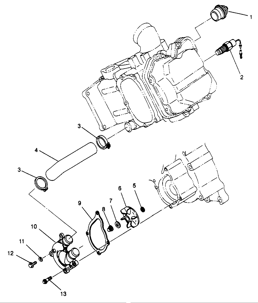 WATER PUMP SPORTSMAN 500 W969244 (4936093609D005)