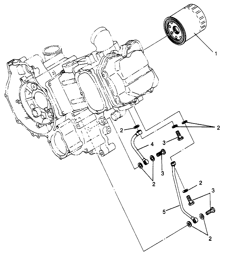 OIL FILTER SPORTSMAN 500 W969244 (4936093609D008)