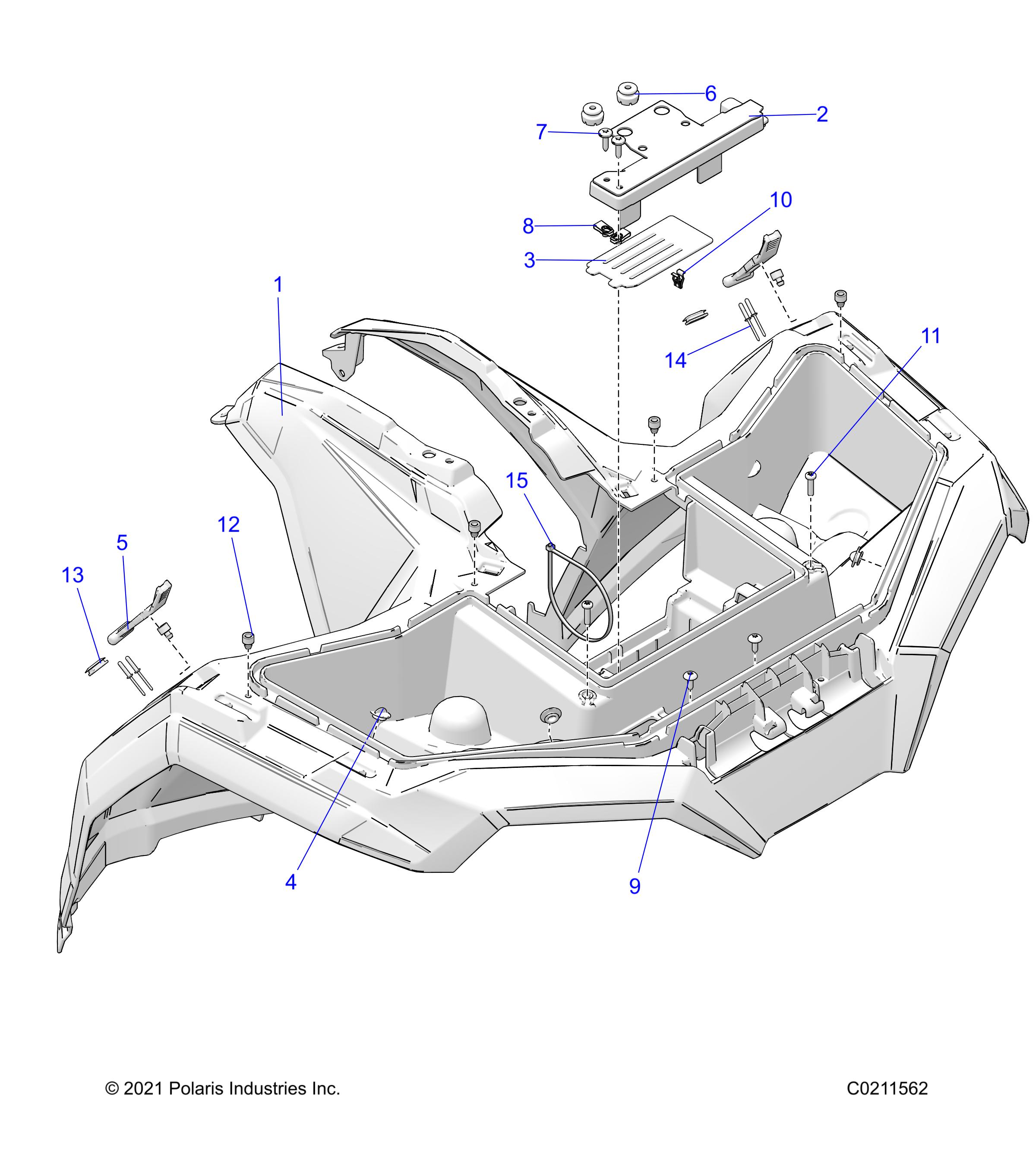 BODY, FRONT CAB - A22SEA57F1/T57C1/C2/F1 (C0211562)