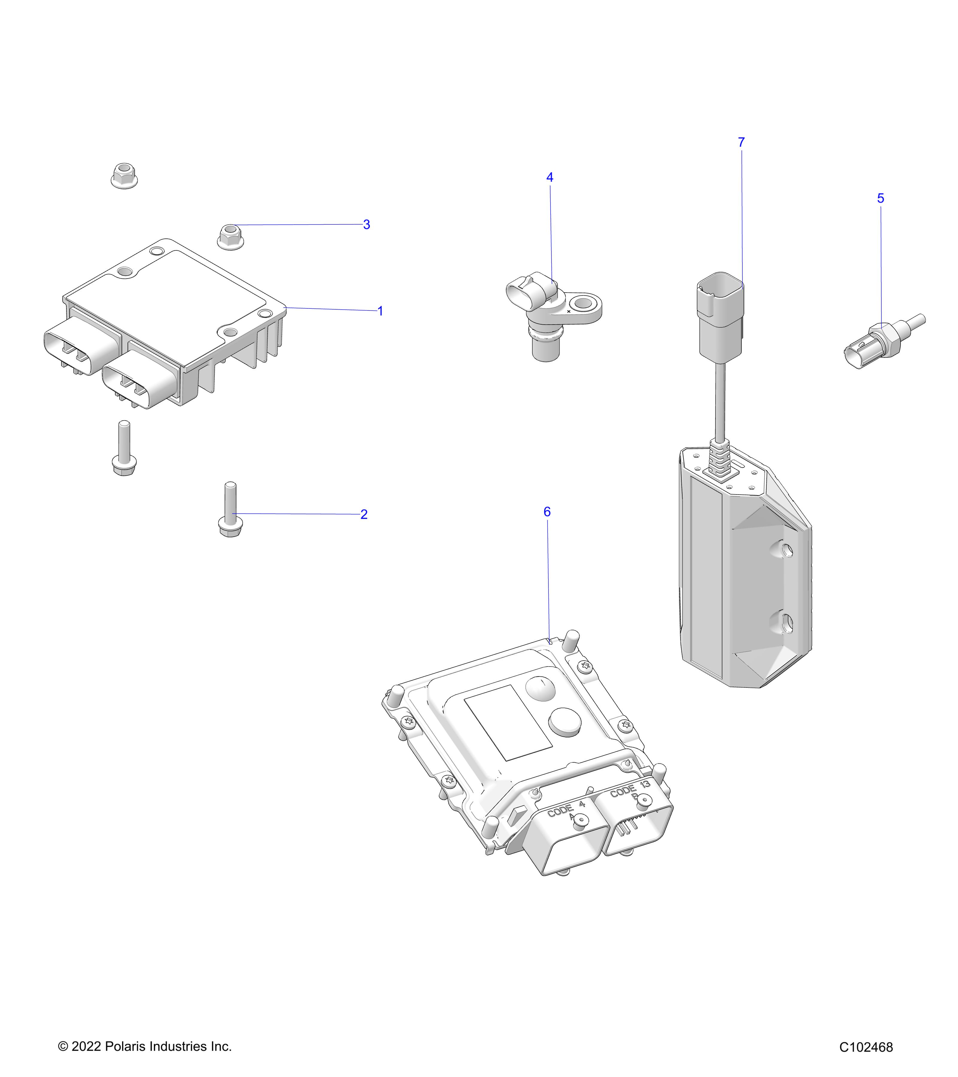 ELECTRICAL, COMPONENTS - Z23HCE18D5 (C102468)