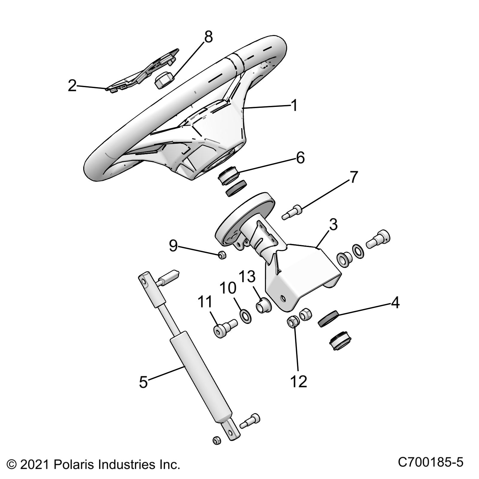 STEERING, WHEEL - Z22CHA57K2 (C700185-4)