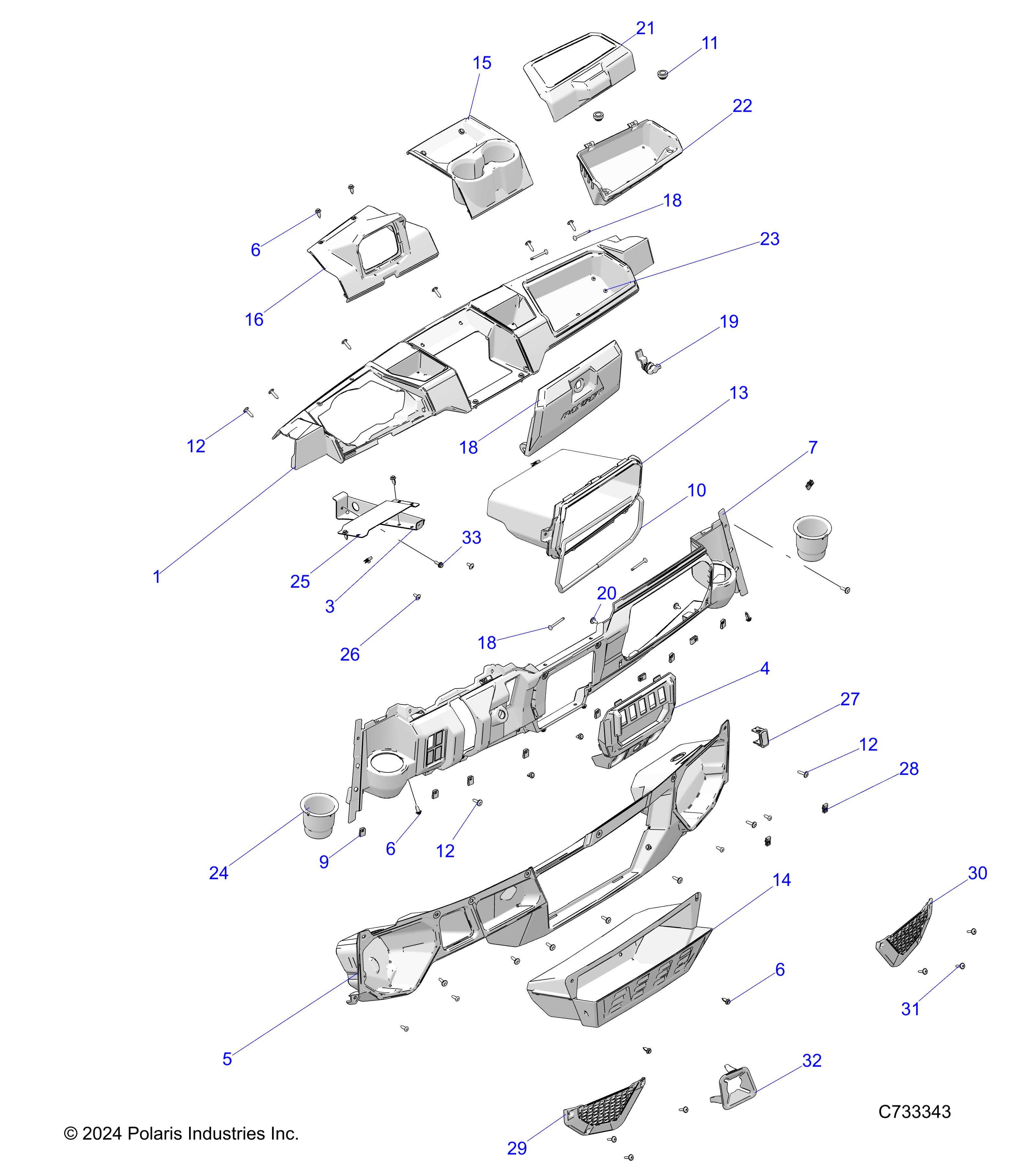 BODY, DASH - R25RRED4JA (733343)