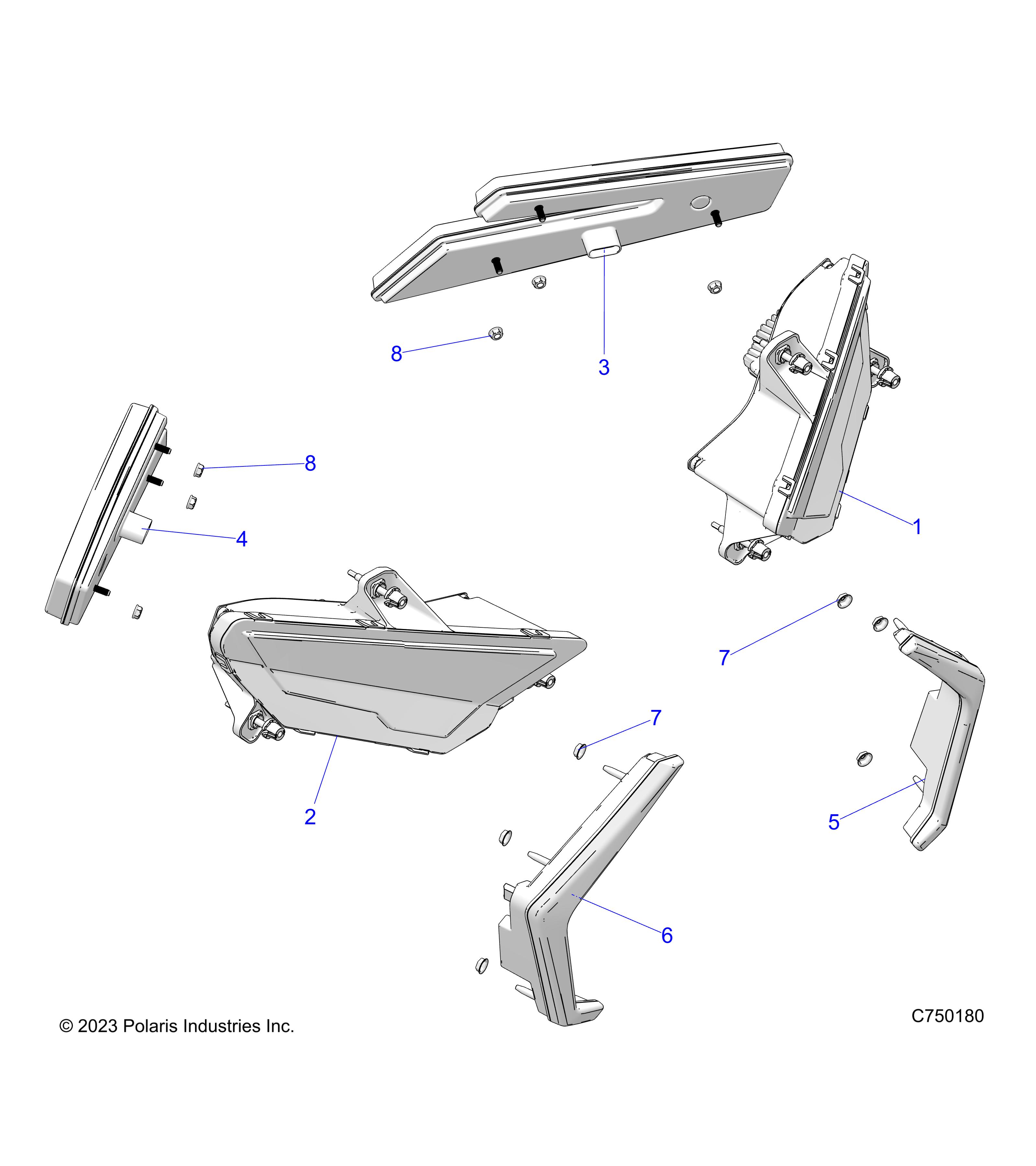 ELECTRICAL, HEADLIGHTS AND TAILLIGHTS - Z25SPD92AA/AF/AL/BA/BL/BF (C750180)