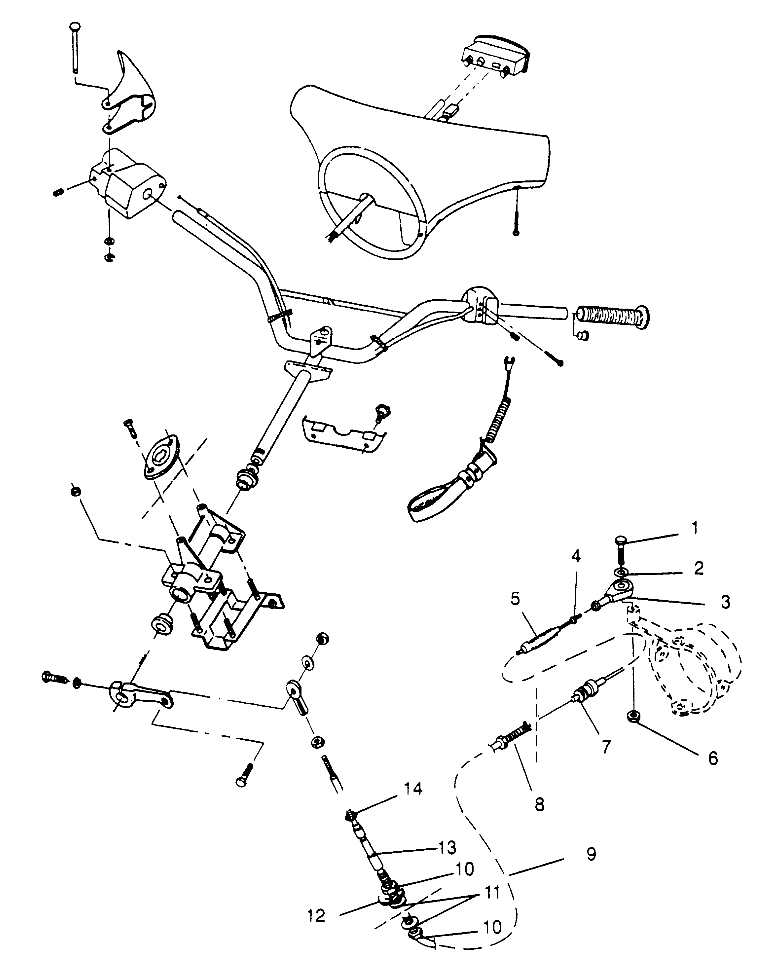 STEERING SLX 780 B964287 and Intl. SLX 780 I964287 (4937443744A014)