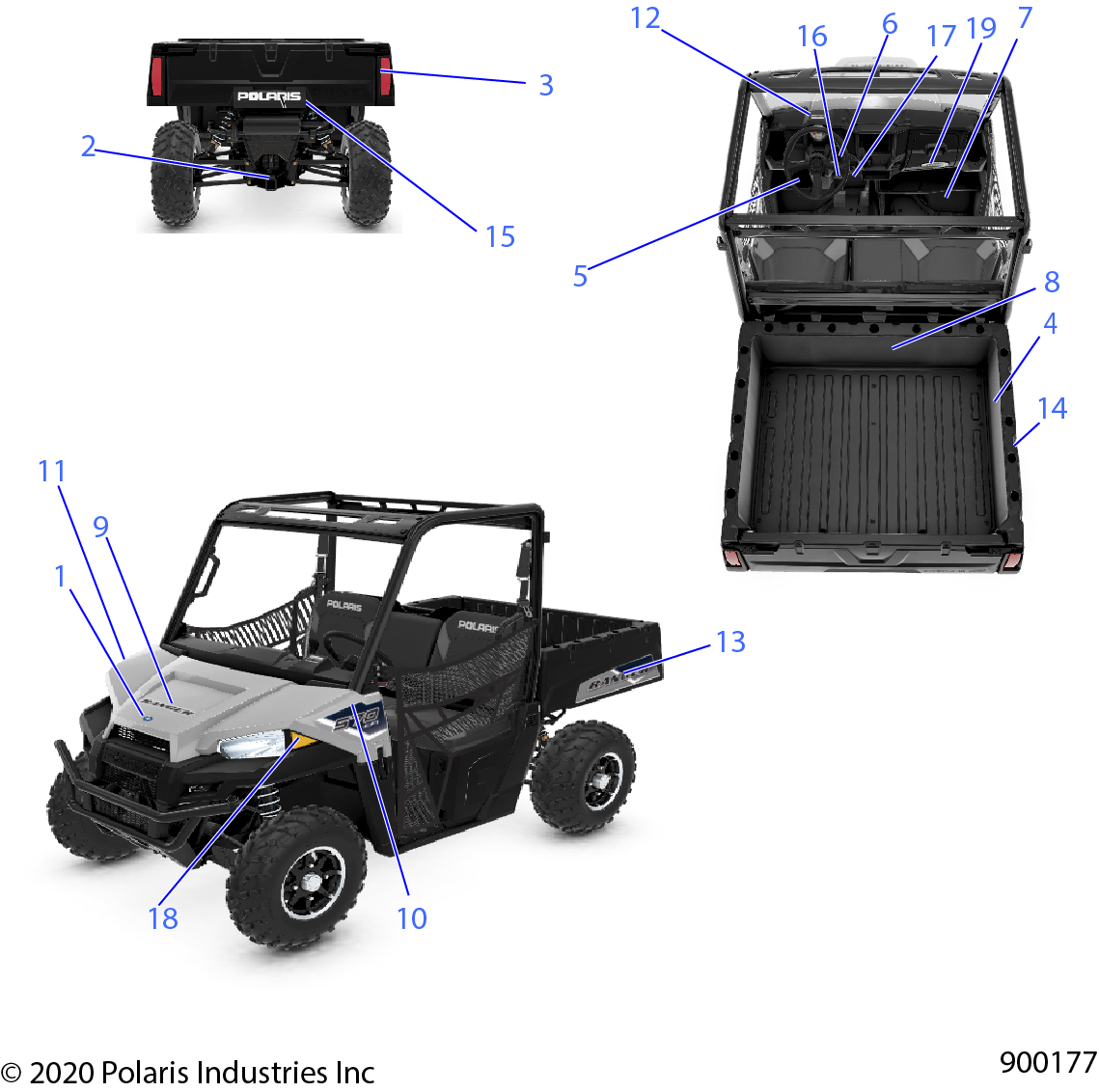 BODY, DECALS - R21MAA57B1/B9/EBX (900177)