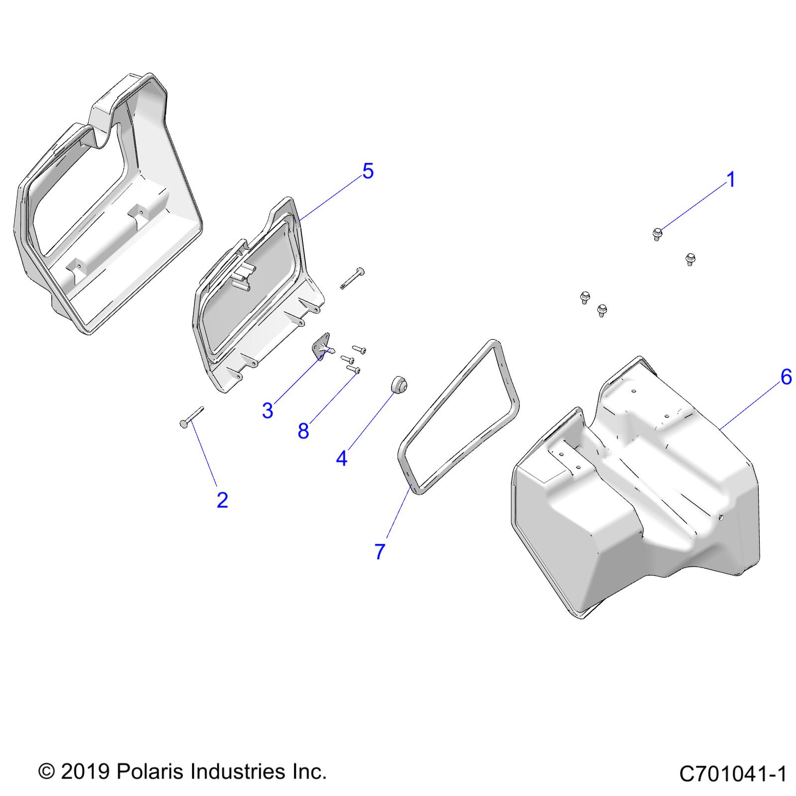 BODY, GLOVEBOX - Z20CHE57AM (C701041-1)