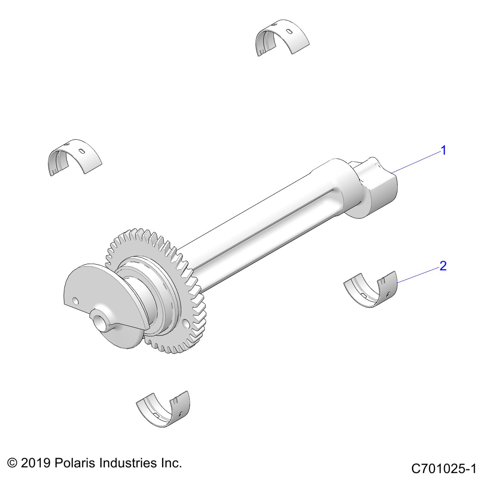 ENGINE, BALANCER - Z25A5E87A5 (C701025-1)