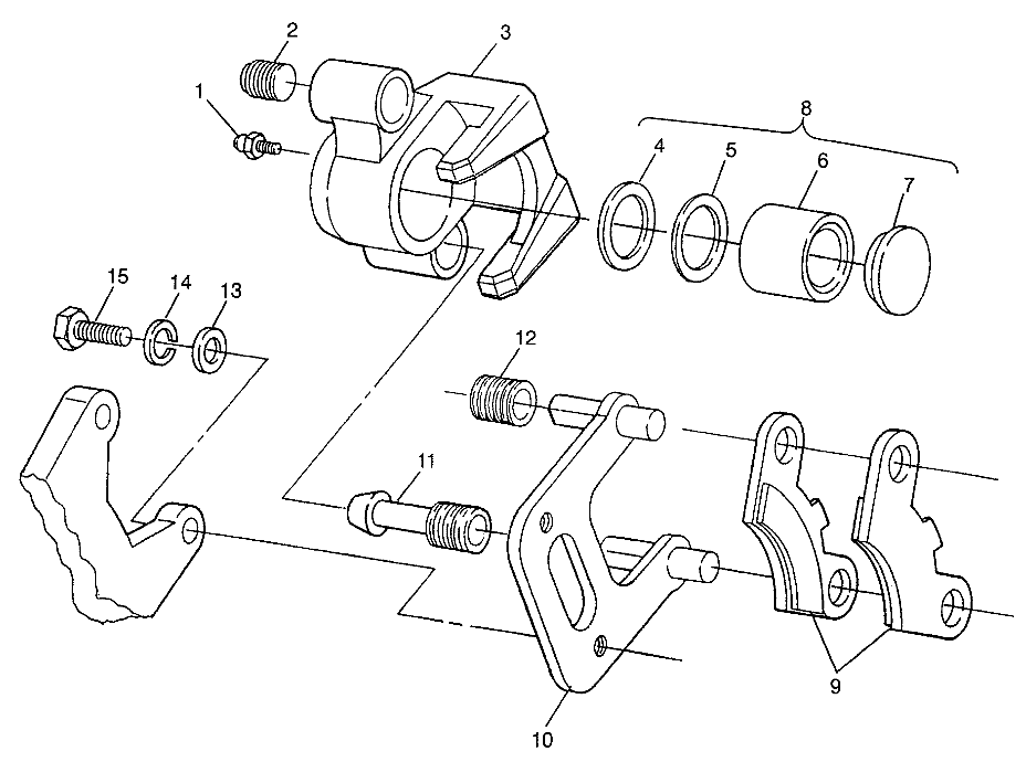 FRONT BRAKE XPRESS 300 W97CA28C and  XPRESS 400L W97CA38C (4939603960C001)