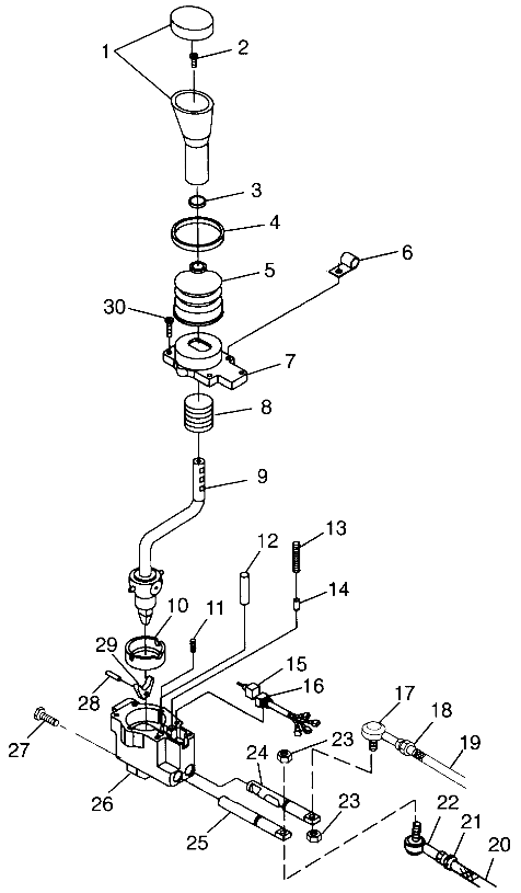 GEAR SELECTOR (300) XPRESS 300 W97CA28C (4939603960C013)