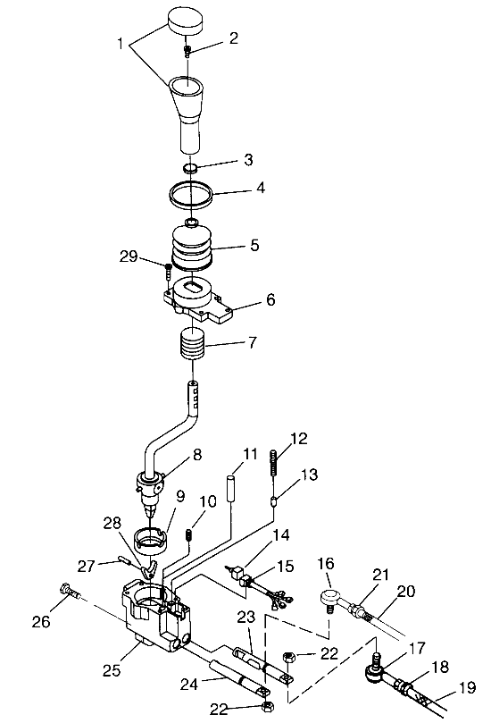 GEAR SELECTOR (400L) XPRESS 400L W97CA38C (4939603960C014)