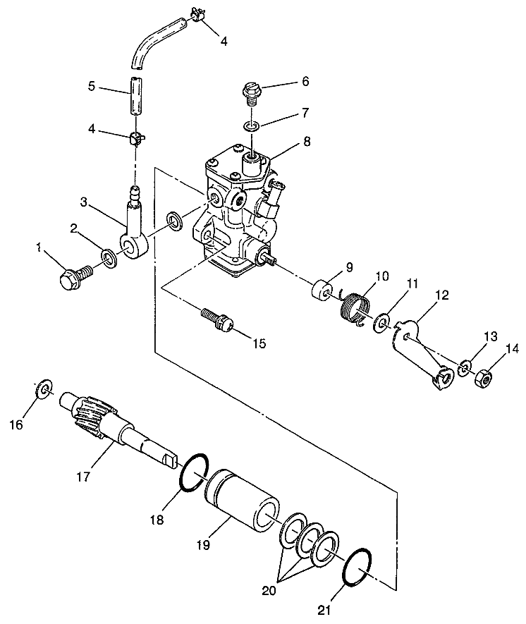 OIL PUMP (300) XPRESS 300 W97CA28C (4939603960D013)