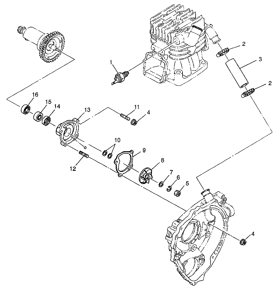 WATER PUMP (400L) XPRESS 400L W97CA38C (4939603960E002)