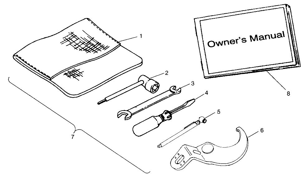 TOOL KIT XPRESS 300 W97CA28C and  XPRESS 400L W97CA38C (4939603960E005)