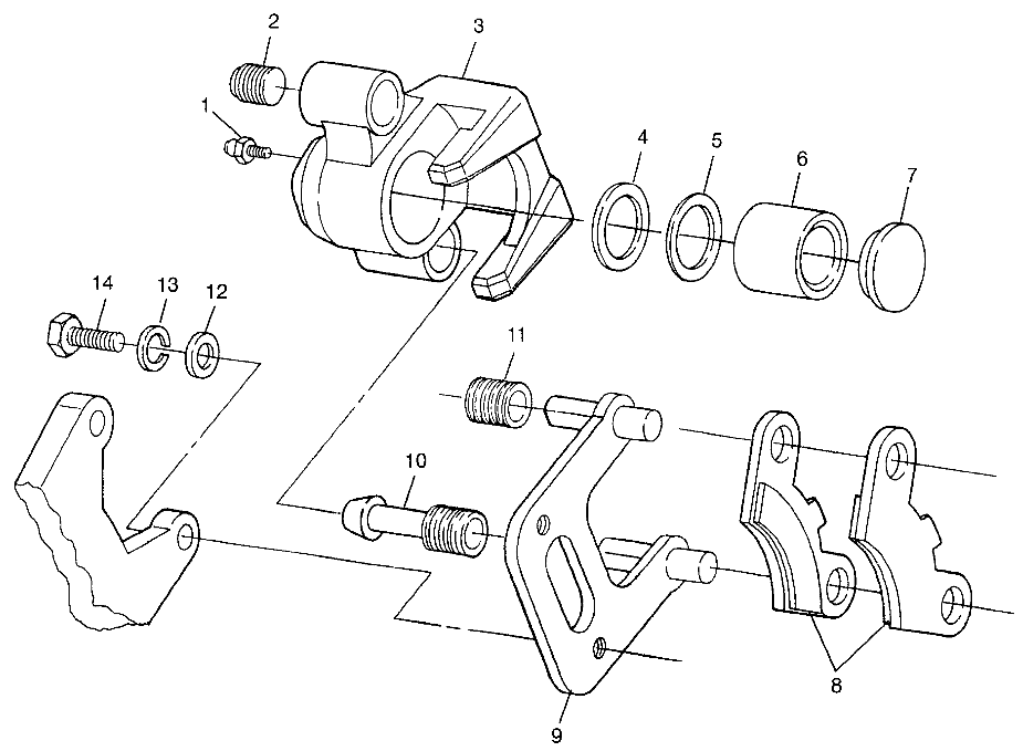 FRONT BRAKE Sportsman 400L W97AC38C (4939673967B008)