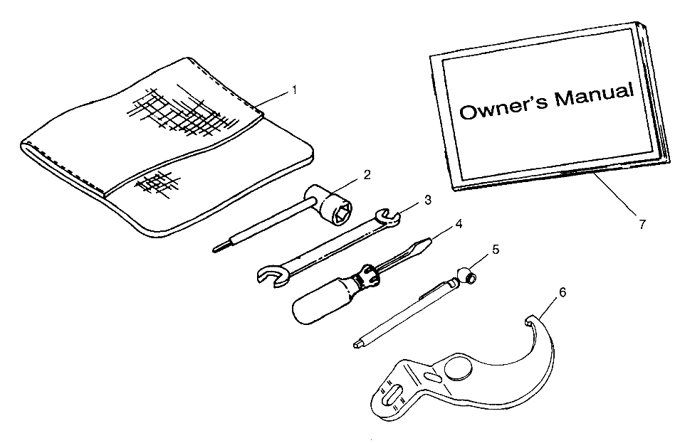 TOOL KIT Sportsman 400L W97AC38C (4939673967C008)