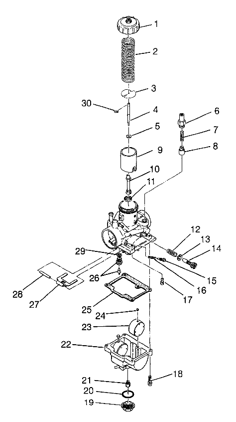 CARBURETOR Sportsman 400L W97AC38C (4939673967D005)