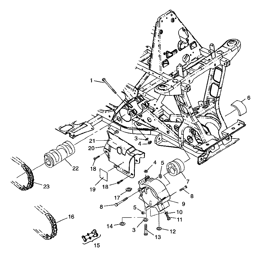 FRONT DRIVE XPLORER 400L W97CC38C (4939753975B002)