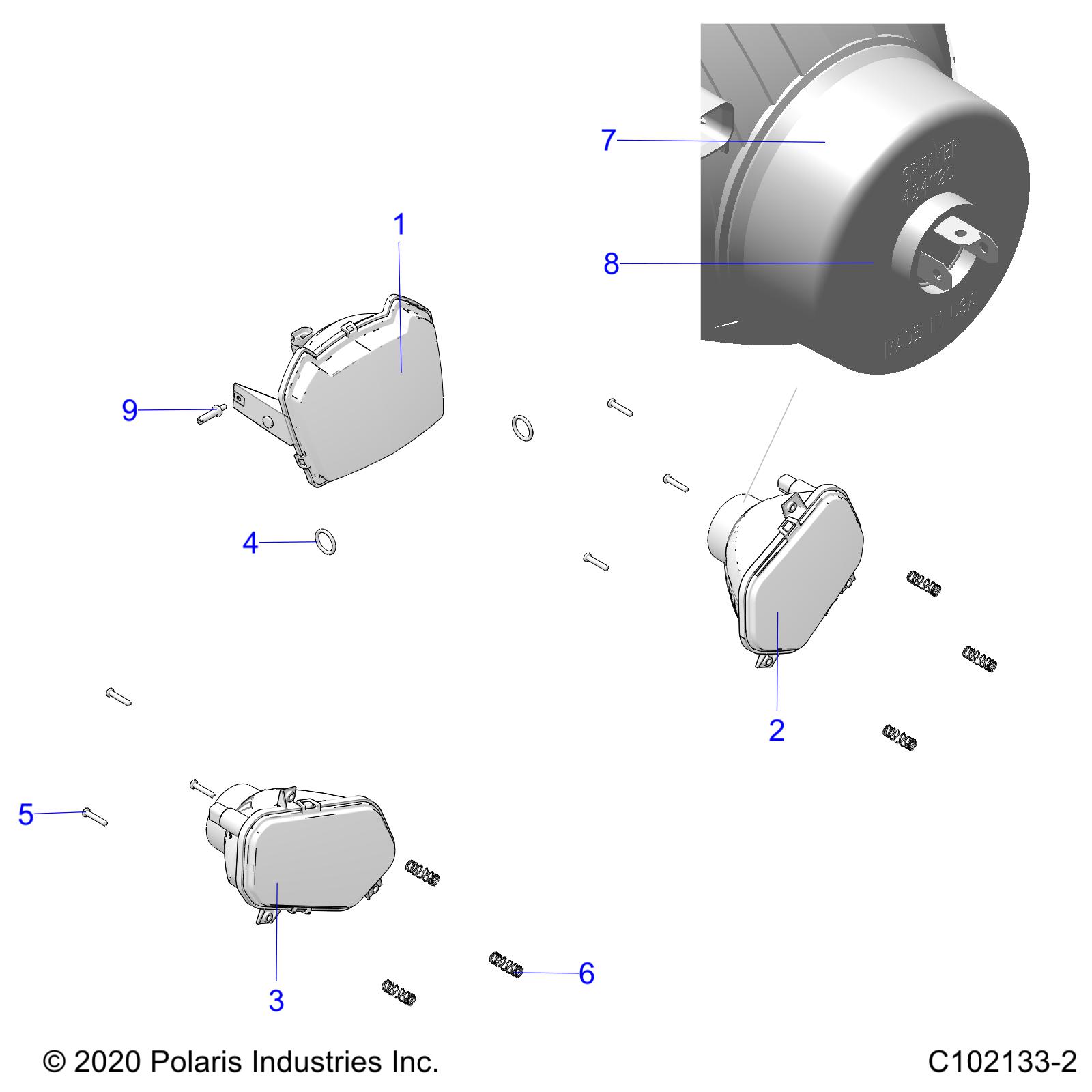 ELECTRICAL, HEADLIGHTS - A20SYE95PH (C102133-2)