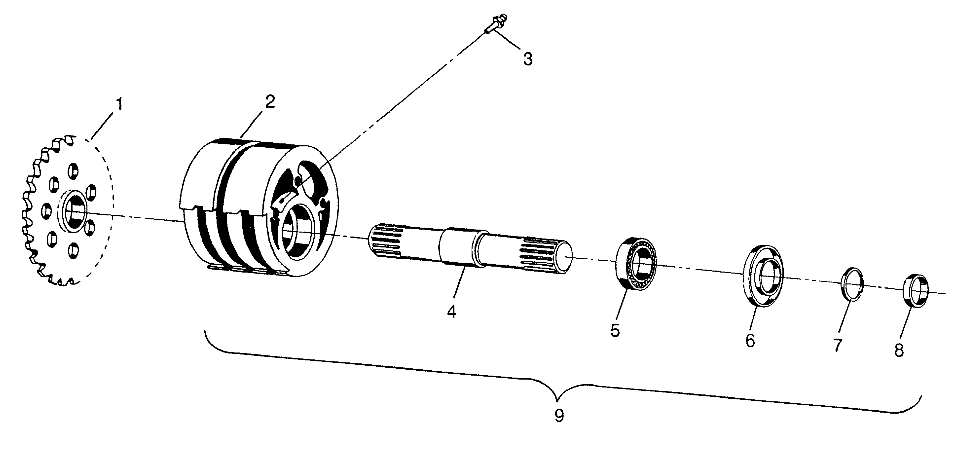 FRONT TIGHTENER XPLORER 300 W97CC28C (4939813981B004)