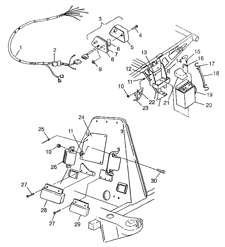 ELECTRICAL/TAILLIGHT XPLORER 300 W97CC28C (4939813981C008)