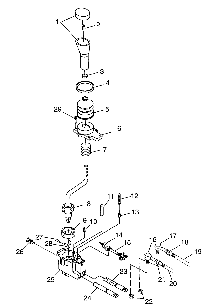 GEAR SELECTOR XPLORER 300 W97CC28C (4939813981C011)